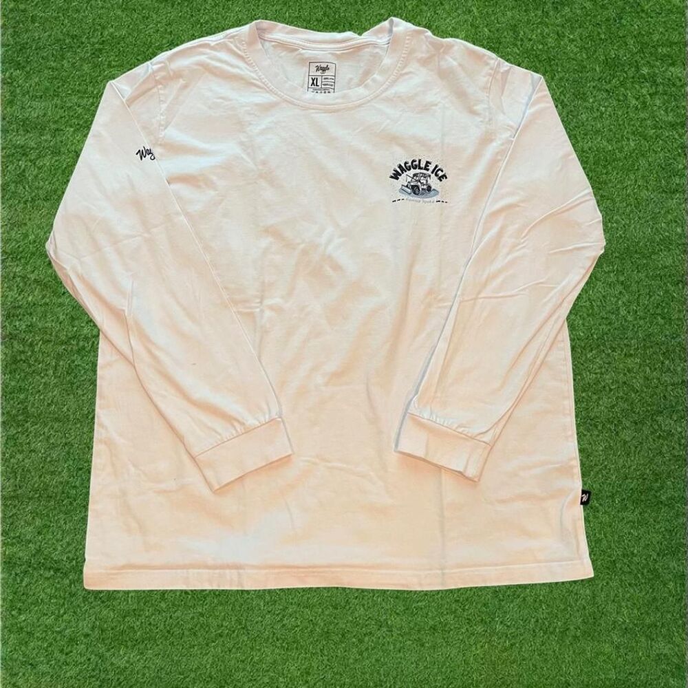 Waggle Men's White and Pink Shirt